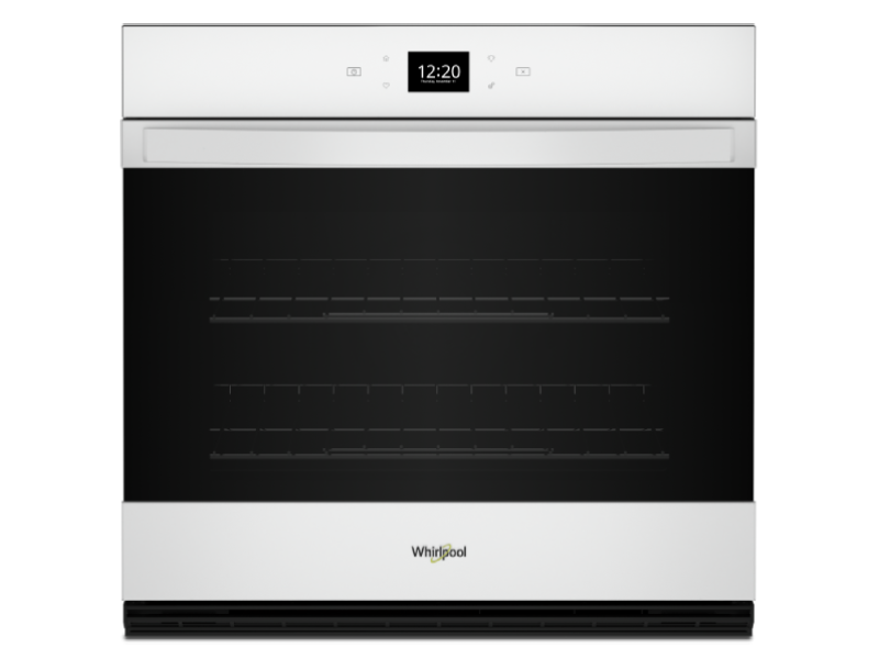 27" Whirlpool 4.3 Cu. Ft. Single Wall Oven with Air Fry in White - WOES5027LW