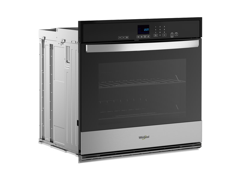 30" Whirlpool 5.0 Cu. Ft. Single Self-Cleaning Wall Oven in Stainless Steel - WOES3030LS