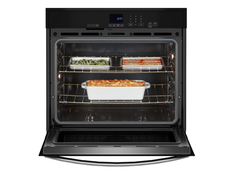 27" Whirlpool 4.3 Cu. Ft. Single Self-Cleaning Wall Oven in Stainless Steel - WOES3027LS