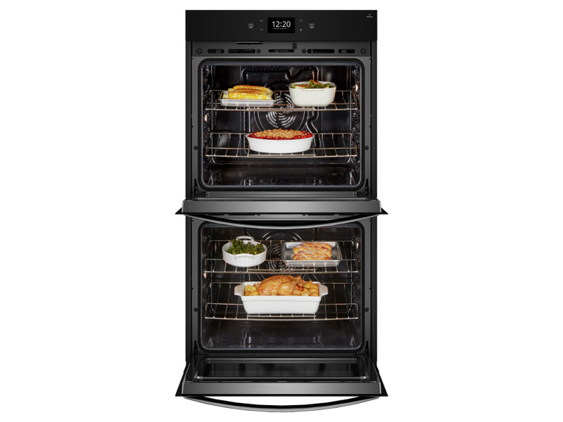 30" Whirlpool 10.0 Cu. Ft. Smart Double Wall Oven with Air Fry - WOED7030PZ