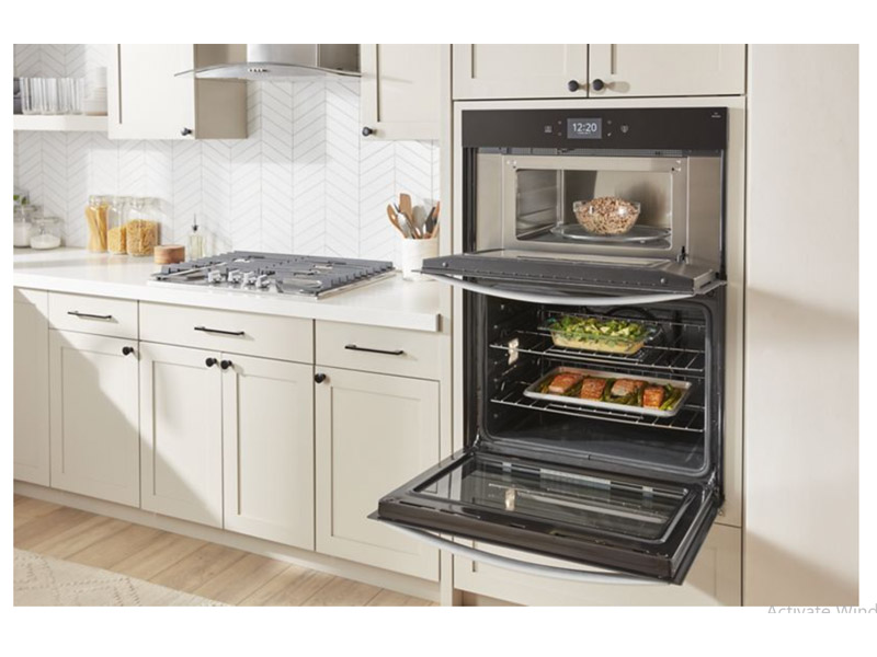 30" Whirlpool 5.0 Cu. Ft. Combo Wall Microwave Oven with Air Fry - WOEC7030PZ