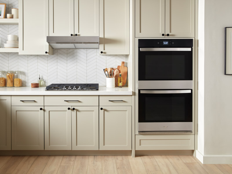 27" Whirlpool 8.6 Cu. Ft. Double Wall Oven with Air Fry in Stainless Steel - WOED5027LZ