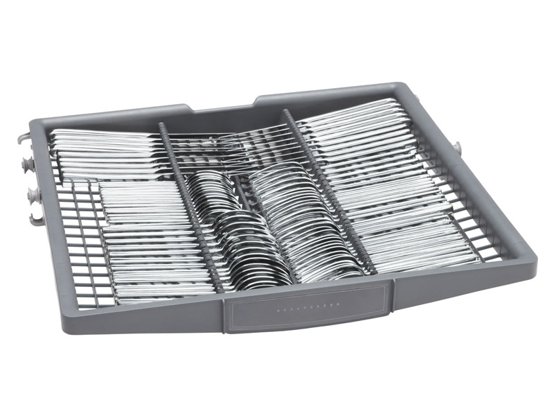 24" Bosch 300 Series 46 dBA Dishwasher with Standard 3rd Rack in Stainless Steel - SHE53C85N