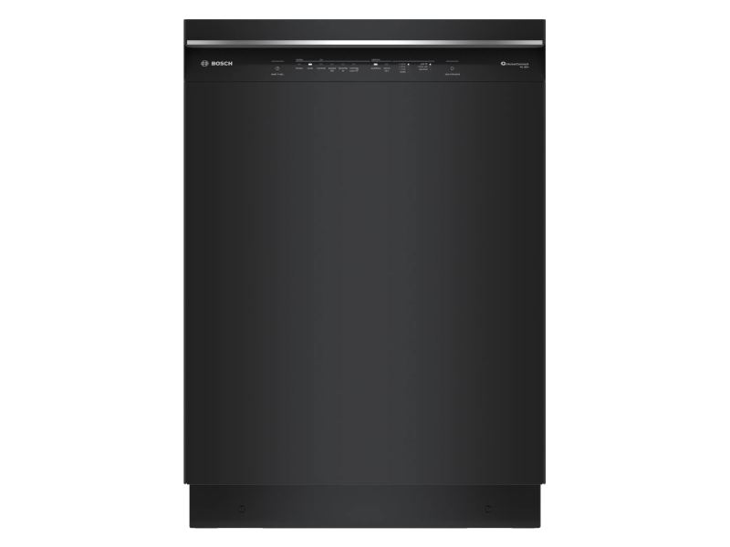 24" Bosch 300 Series 46 dBA Dishwasher with Standard 3rd Rack in Black - SHE53C86N