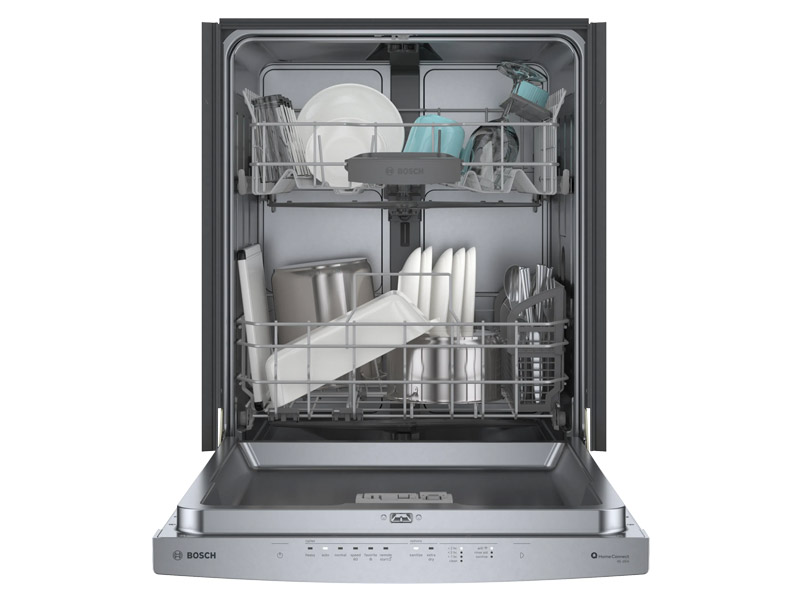 24" Bosch 300 Series 46 dBA Dishwasher in Stainless Steel - SHS53C75N