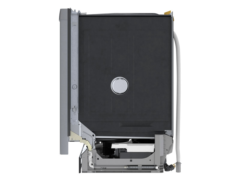 24" Bosch 300 Series 46 dBA Dishwasher with Standard 3rd Rack in Stainless Steel - SHS53CD5N