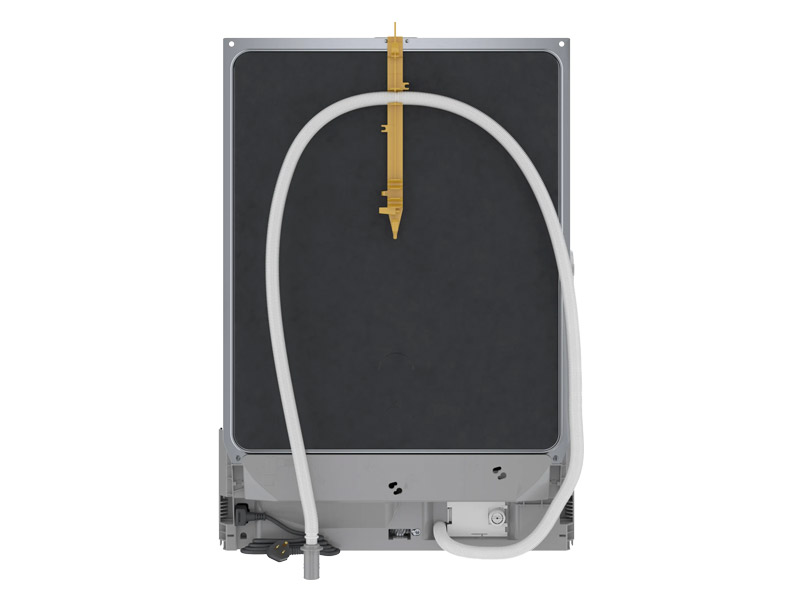 24" Bosch 300 Series 46 dBA Dishwasher with Standard 3rd Rack in White - SHS53CM2N