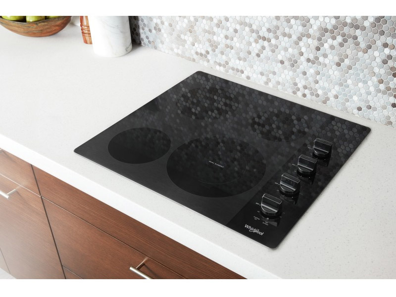 24" Whirlpool Compact Electric Ceramic Glass Cooktop - WCE55US4HB