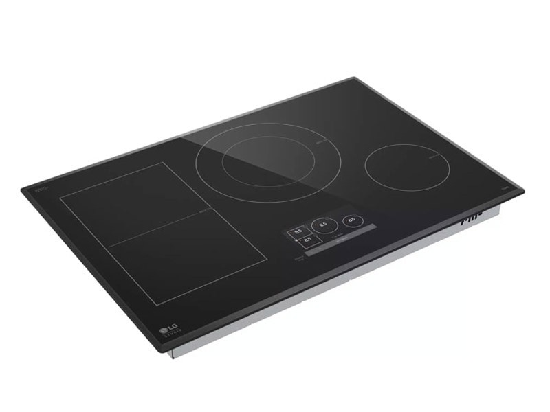 LG STUDIO 30" Induction Cooktop with 4 Burners and Flexible Cooking Zone - CBIS3018BE