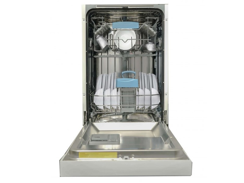 18" Danby Built-in Dishwasher With Front Controls In White - DDW18D1EW