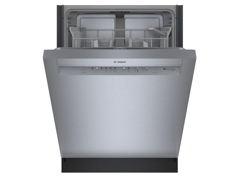 24" Bosch 100 Series 50 dBA Dishwasher in Stainless Steel - SHE3AEM5N