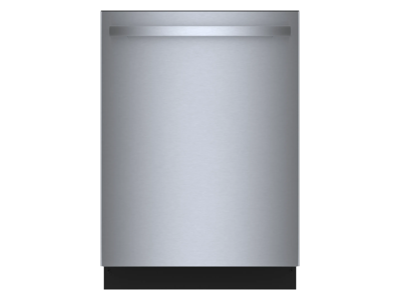 24" Bosch 100 Series Premium 46 dBA Dishwasher with Standard 3rd rack in Stainless Steel - SHX5AEM5N