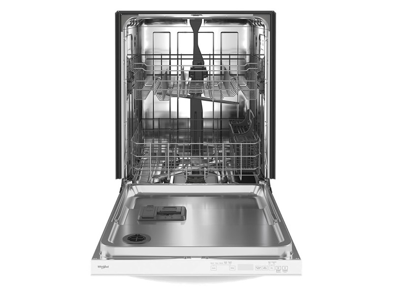 24" Whirlpool Large Capacity Dishwasher With Tall Top Rack In White - WDT740SALW