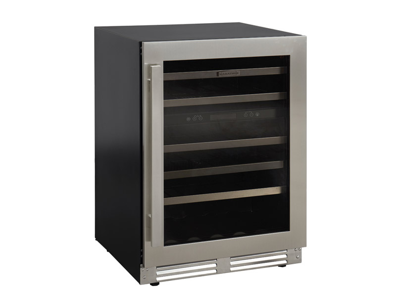 24" Marathon Built-in Dual Zone Wine Cooler in Stainless Steel  - MWC56-DSS