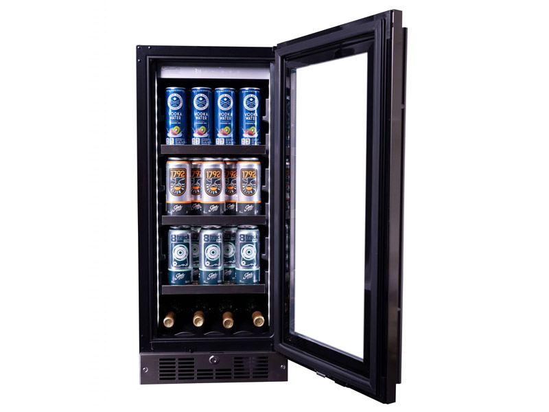 17" Silhouette 3.1 Cu. Ft. Built-In Under Counter Beverage Center - SPRBC031D1SS