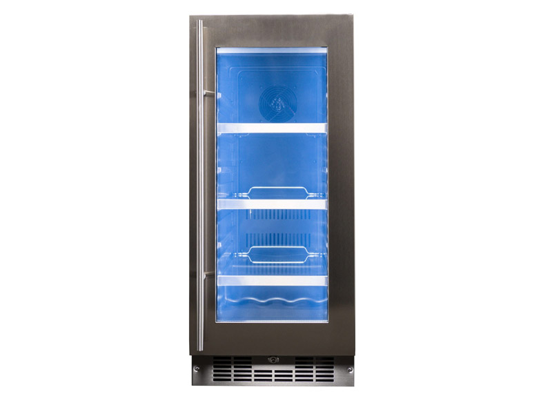 17" Silhouette 3.1 Cu. Ft. Built-In Under Counter Beverage Center - SPRBC031D1SS