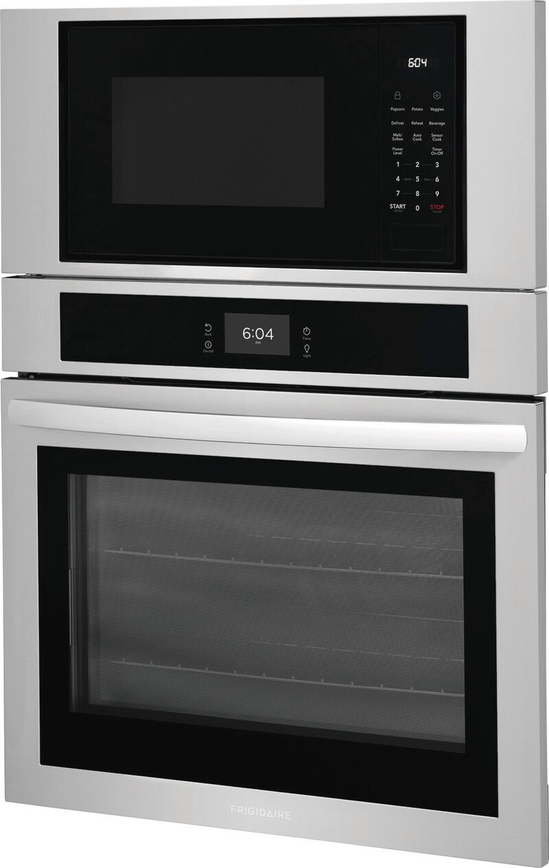 30" Frigidaire Combination Electric Wall Oven and Microwave - FCWM3027AS