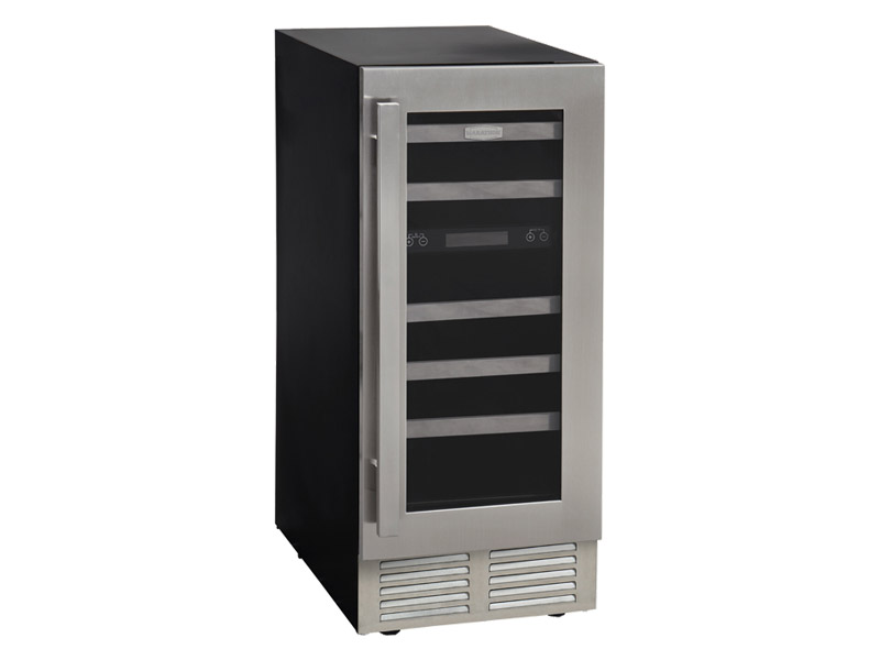 15" Marathon Built-in Dual Zone Wine Cooler in Stainless Steel - MWC28-DSS