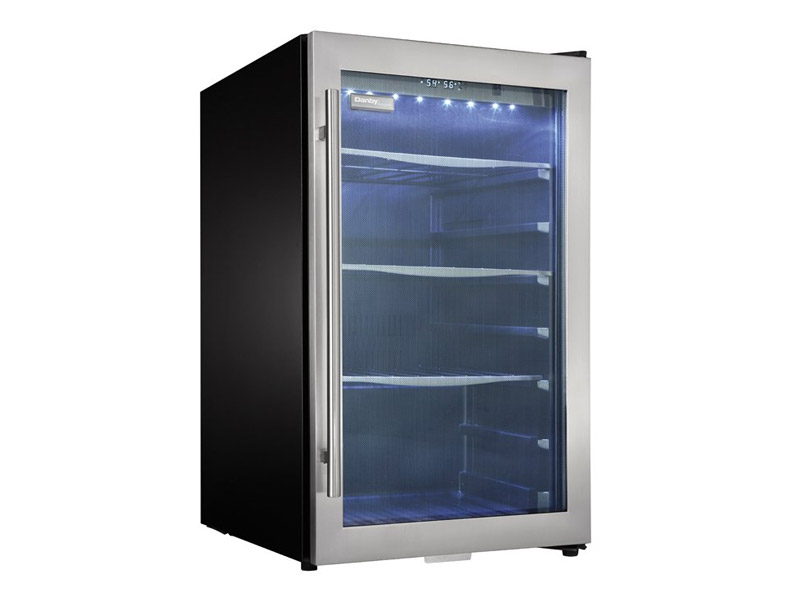 19" Danby Beverage Center With 124.00 Beverage cans - DBC434A1BSSDD
