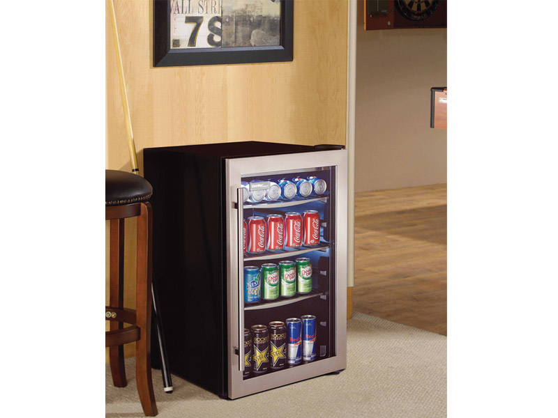 19" Danby Beverage Center With 124.00 Beverage cans - DBC434A1BSSDD