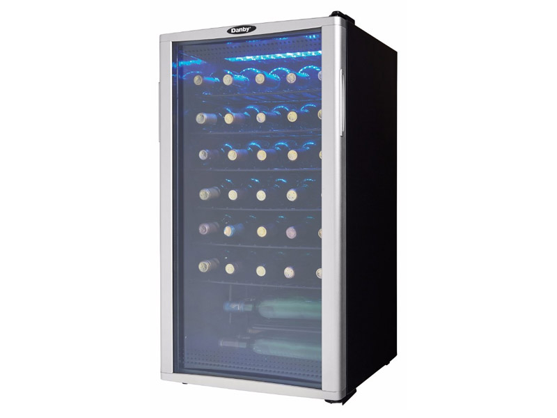 18" Danby 3.2 Cu. Ft. Capacity 36 Bottle Wine Cooler - DWC350BLP
