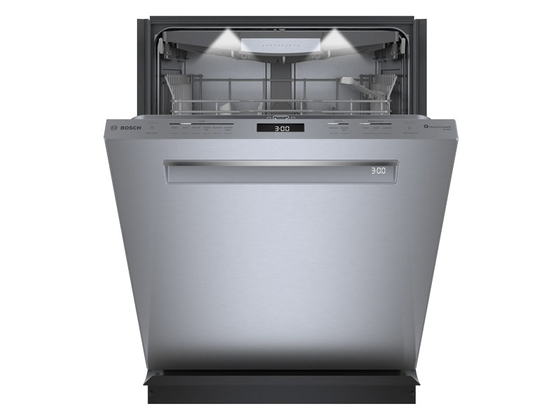 24" Bosch Benchmark 38 dBA Dishwasher with Flexible 3rd Rack in Stainless Steel - SHP9PCM5N