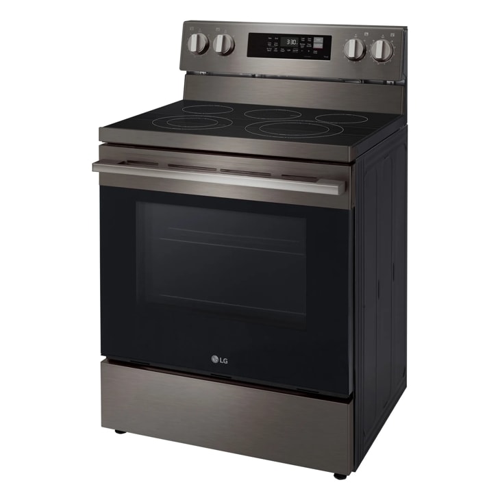 30" LG 6.3 Cu. Ft. Smart Wi-Fi Enabled ProBake Convection Electric Range with Air Fry & EasyClean  - LREN6323ZE