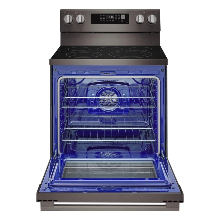 30" LG 6.3 Cu. Ft. Smart Wi-Fi Enabled ProBake Convection Electric Range with Air Fry & EasyClean  - LREN6323ZE