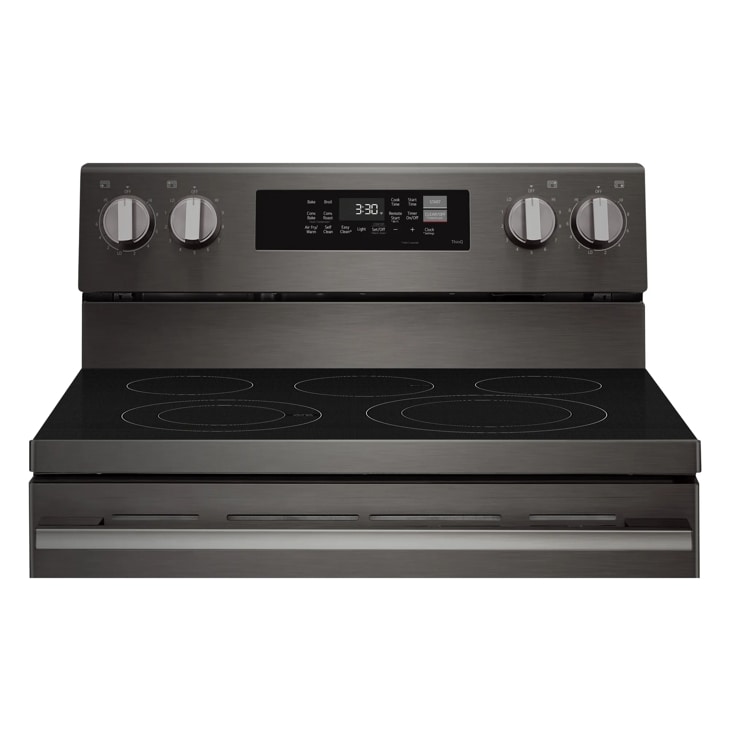 30" LG 6.3 Cu. Ft. Smart Wi-Fi Enabled ProBake Convection Electric Range with Air Fry & EasyClean  - LREN6323ZE