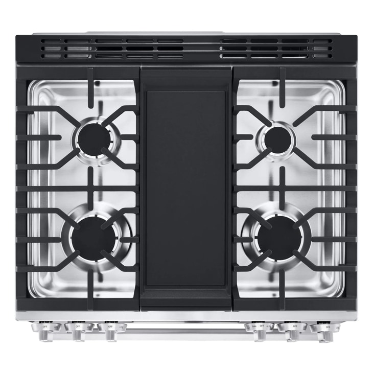 30" LG 6.3 Cu. Ft. Smart Gas Slide-In Range with ProBake Convection InstaView and Air Fry - LSGL6335X