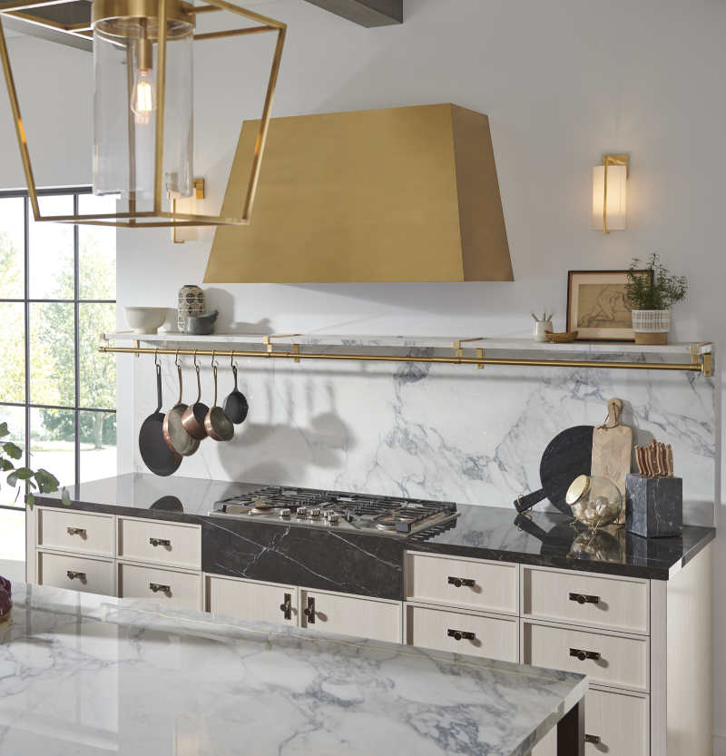 48" Monogram Custom Brass Hood - ZVC48DTB1