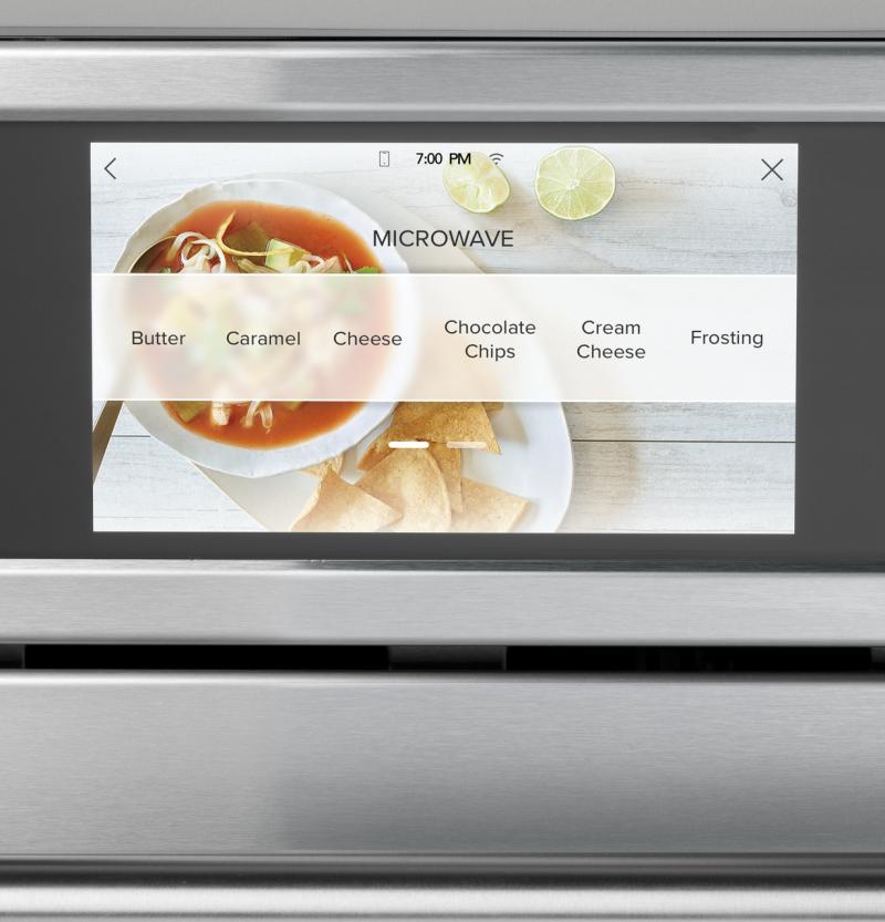30" Cafe Smart Five in One Single Wall Oven with 120V Advantium Technology - CSB913P3VD1
