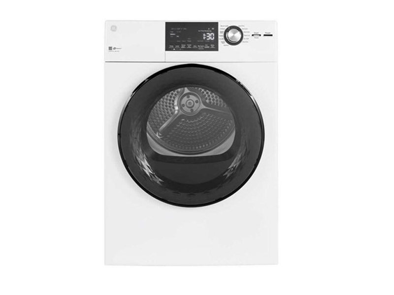24" GE 4.1 cu. ft. Front Load Electric Dryer (White) - GFD14JSINWW
