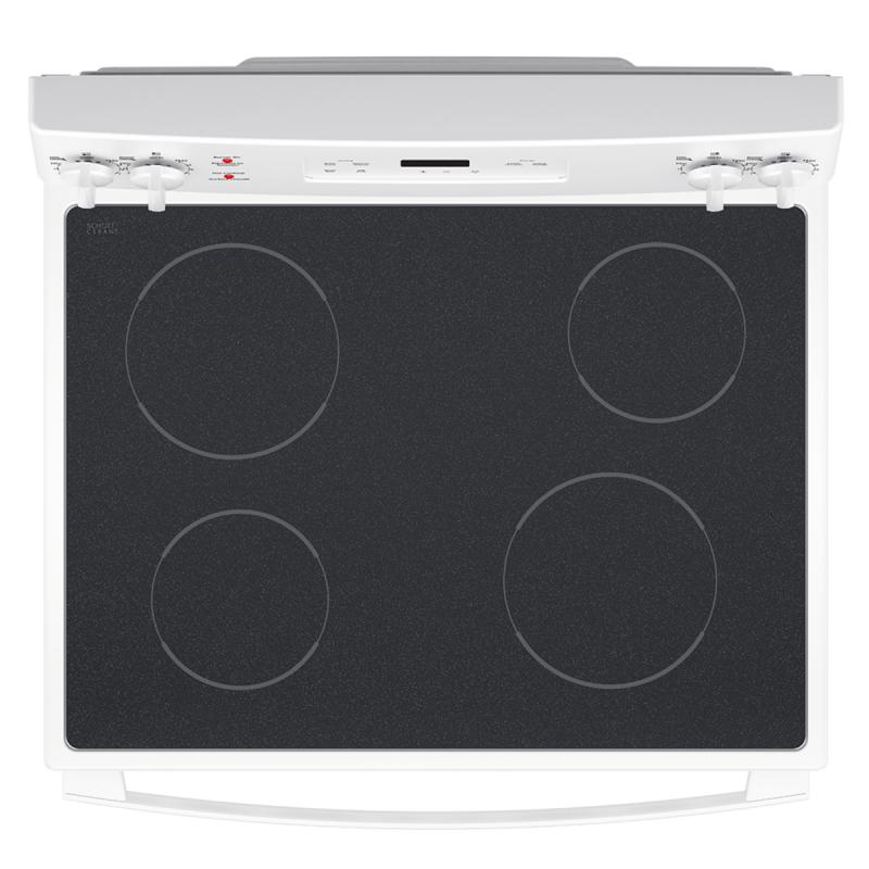 30" GE Freestanding Electric Range in White JCBS630DKWW