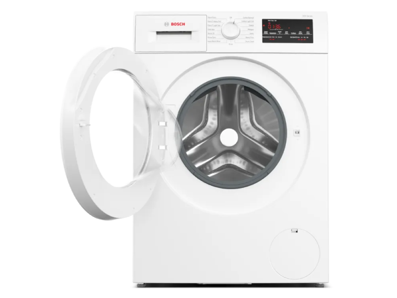 24" Bosch 300 Series Compact Front Load Washer in White - WGA14400UC