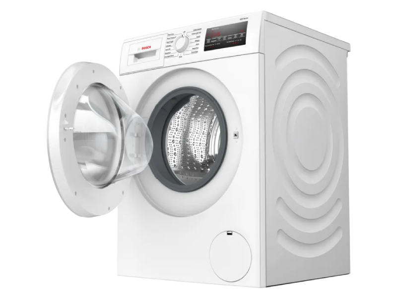 24" Bosch 300 Series Compact Front Load Washer in White - WGA14400UC