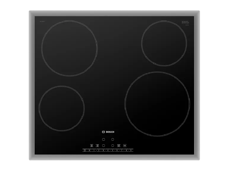 Bosch 6 Serie Electric Cooktop in Black Surface Mount with Frame - NET5469SC