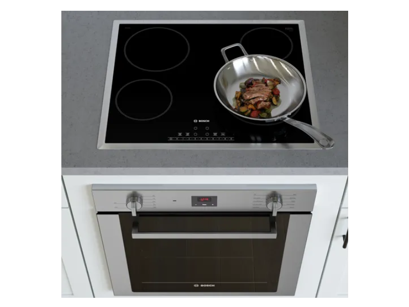 Bosch 6 Serie Electric Cooktop in Black Surface Mount with Frame - NET5469SC