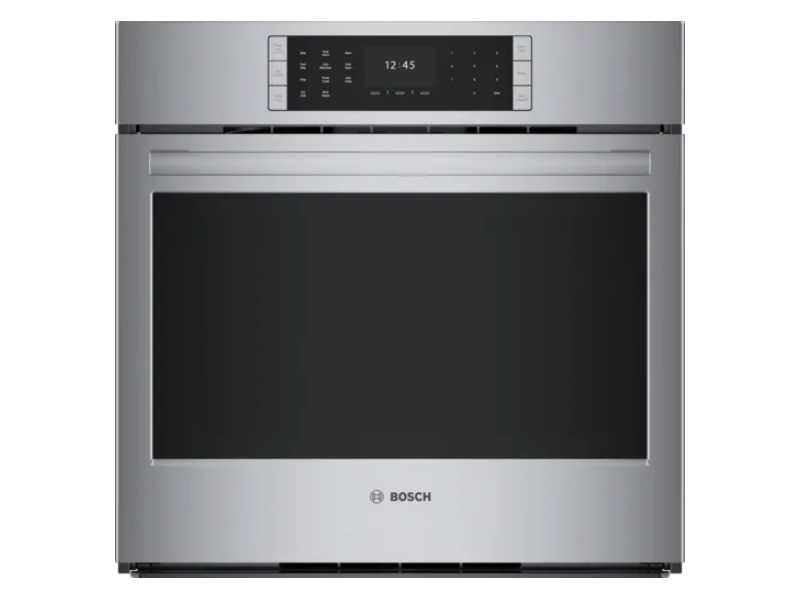 30" Bosch 4.6 Cu. Ft. Benchmark Electric Single Wall Oven With Convection - HBLP454UC