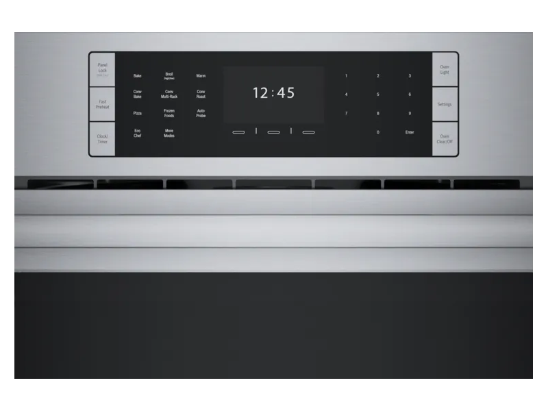 30" Bosch 4.6 Cu. Ft. Benchmark Electric Single Wall Oven With Convection - HBLP454UC