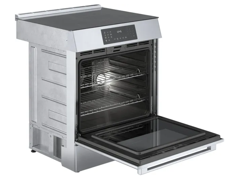 30" Bosch Benchmark Induction Slide-in Range in Stainless Steel - HIIP057C
