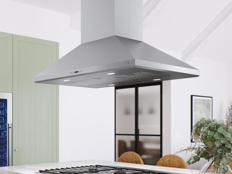 36" Zephyr Siena Pro 1200 CFM Island Hood - ZSL-E36DS