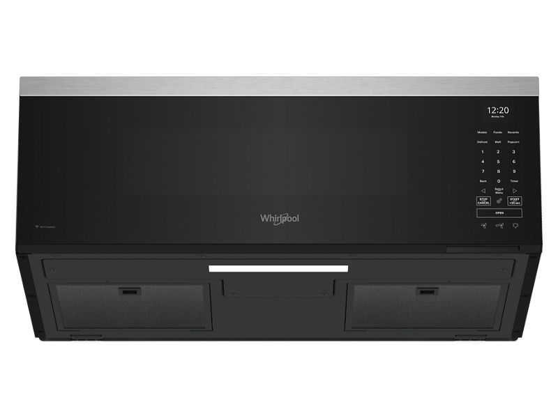 30" Whirlpool 1.1 Cu. Ft. Smart Low Profile Microwave Hood Combination with 450 CRM 4-Speed Venting - YWMML5530RZ