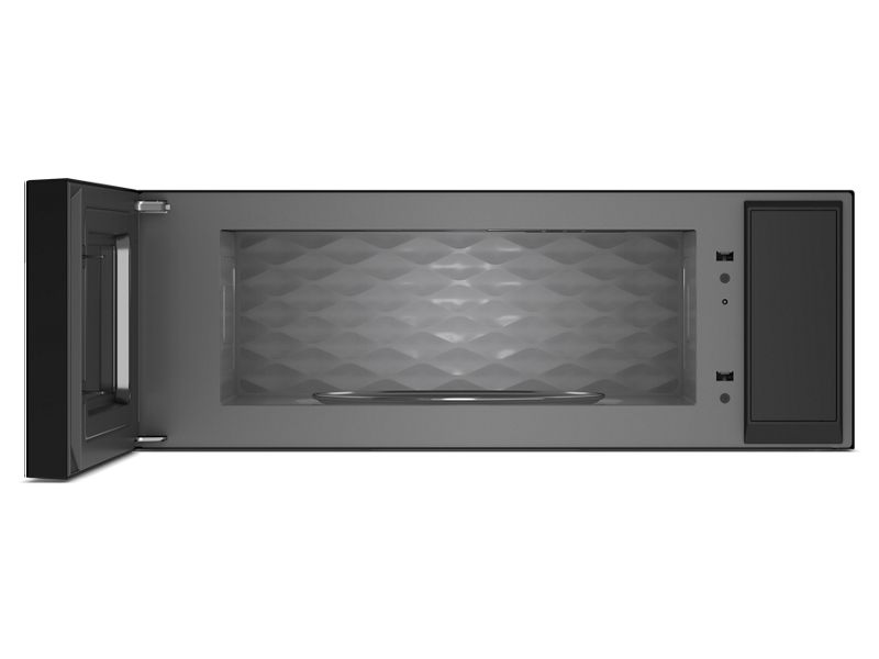 30" Whirlpool 1.1 Cu. Ft. Smart Low Profile Microwave Hood Combination with 450 CRM 4-Speed Venting - YWMML5530RB
