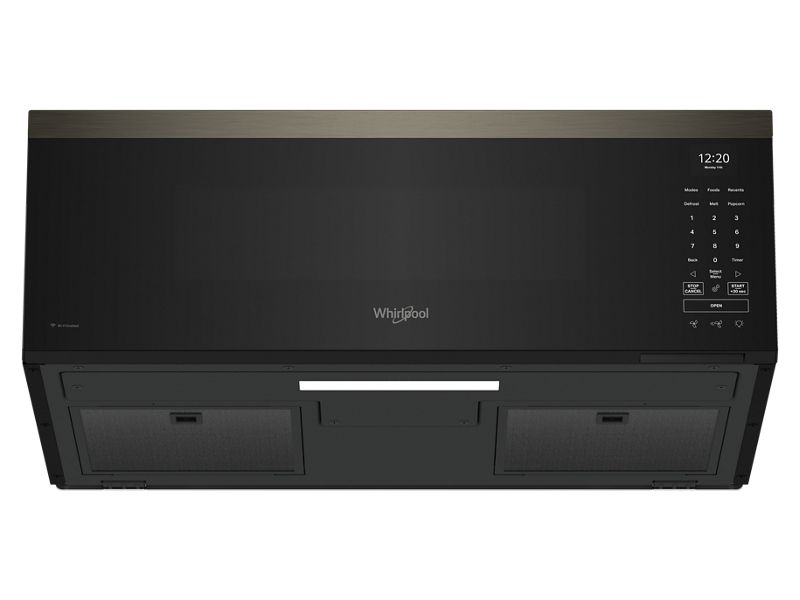 30" Whirlpool 1.1 Cu. Ft. Smart Low Profile Microwave Hood Combination with 450 CRM 4-Speed Venting- YWMML5530RV