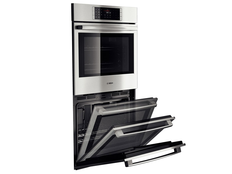 30" Bosch Benchmark  Series Double Wall Oven In Stainless Steel - HBLP651UC