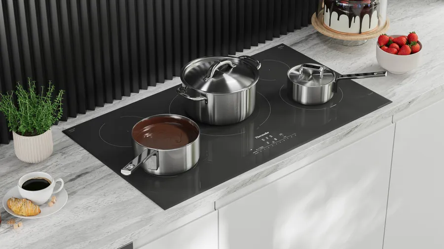 36" Thermador Heritage Built-In Electric Induction Cooktop - CIT365BB