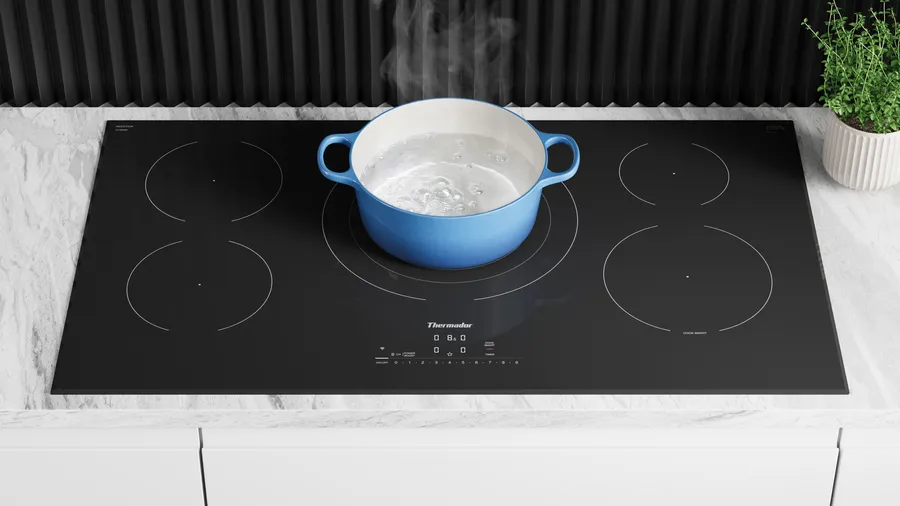 36" Thermador Heritage Built-In Electric Induction Cooktop - CIT365BB