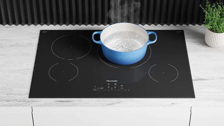 30" Thermador Heritage Built-In Electric Induction Cooktop - CIT304BB
