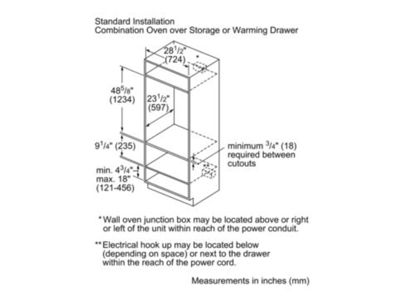30" Bosch 4.6 Cu. Ft. 500 Series Combination Oven In Stainless Steel - HBL57M52UC